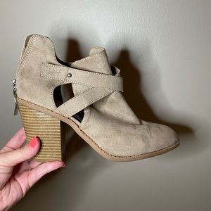 Sugar brand tan booties